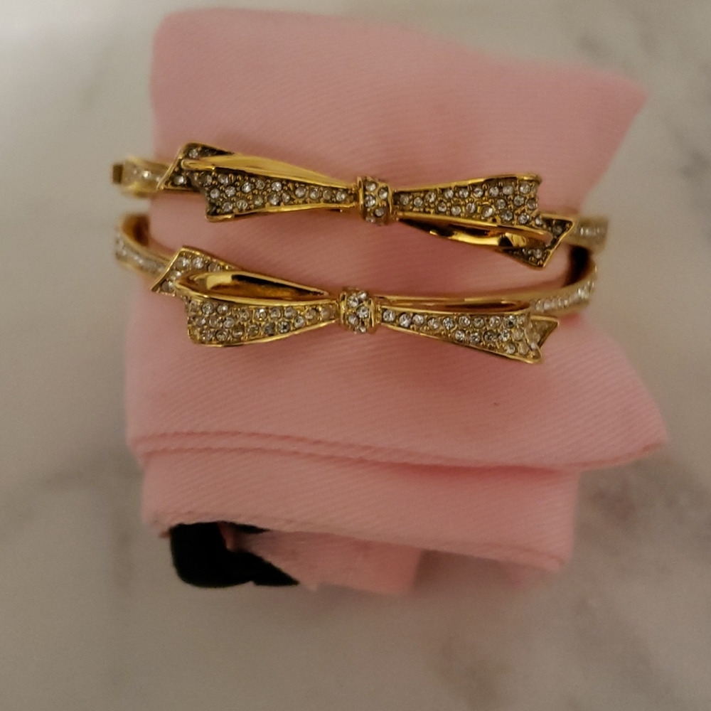 2 Kate Spade Bow Bangles